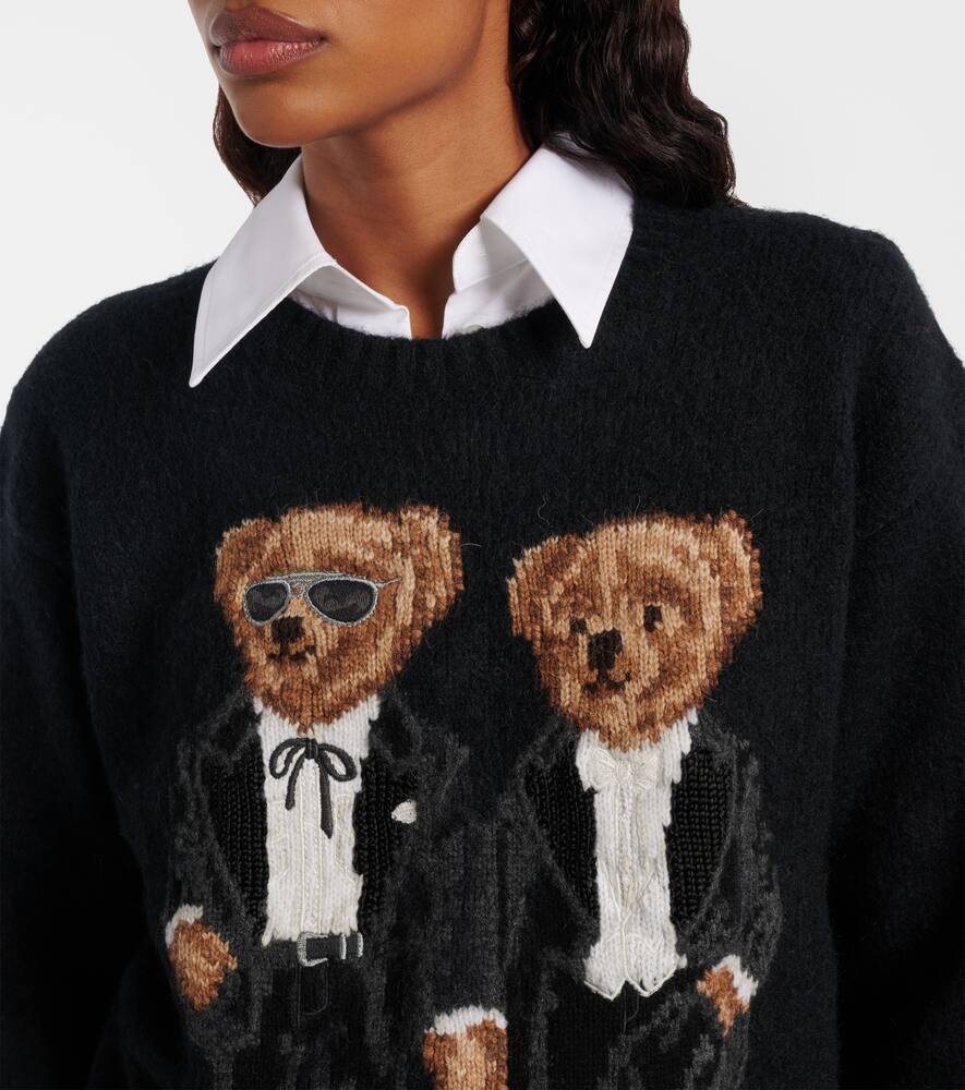 Свитер Polo Bear из смесовой шерсти Polo Ralph Lauren, Polo Black Multi — фото 4