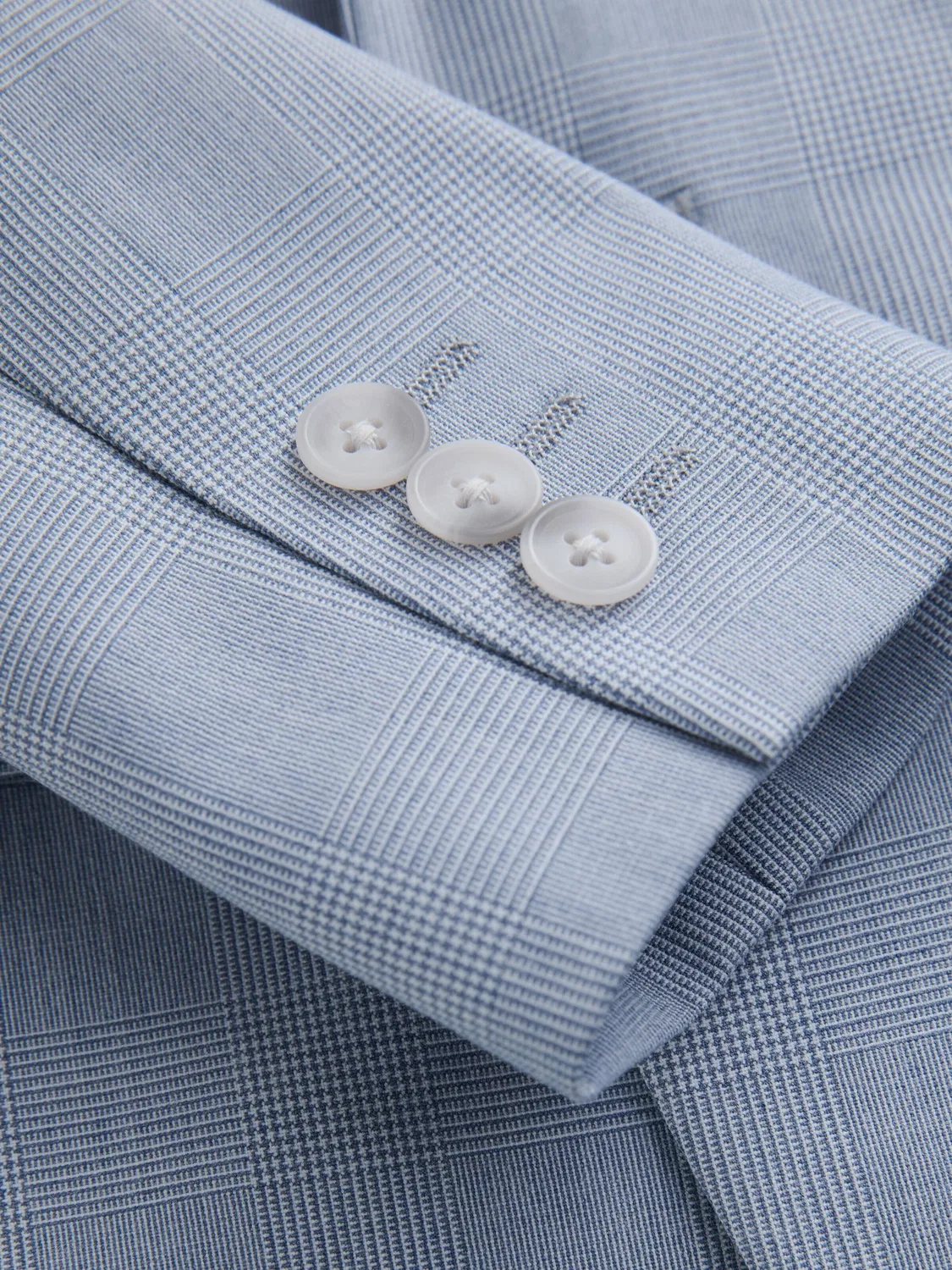 Пиджак приталенного кроя Next, Light Blue — фото 4
