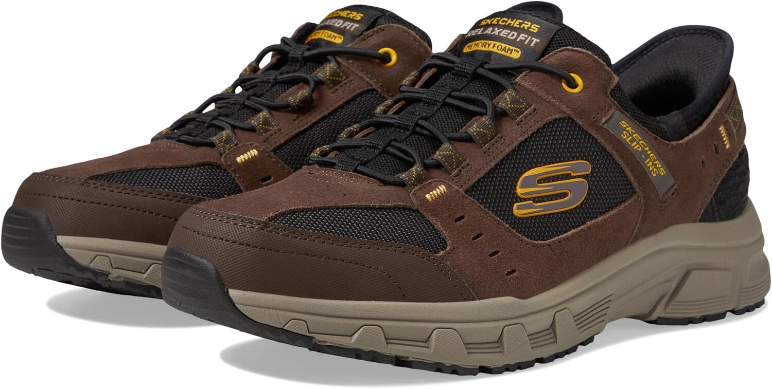 

Кроссовки Oak Canyon Consistent Winne Hands Free Slip-In SKECHERS, цвет Brown/Black, Черный, Кроссовки Oak Canyon Consistent Winne Hands Free Slip-In SKECHERS, цвет Brown/Black