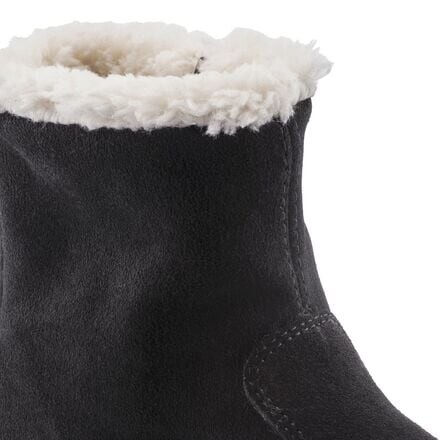 Замшевые ботинки Lille – детские Birkenstock, цвет Suede/Fleece/Black/Natural