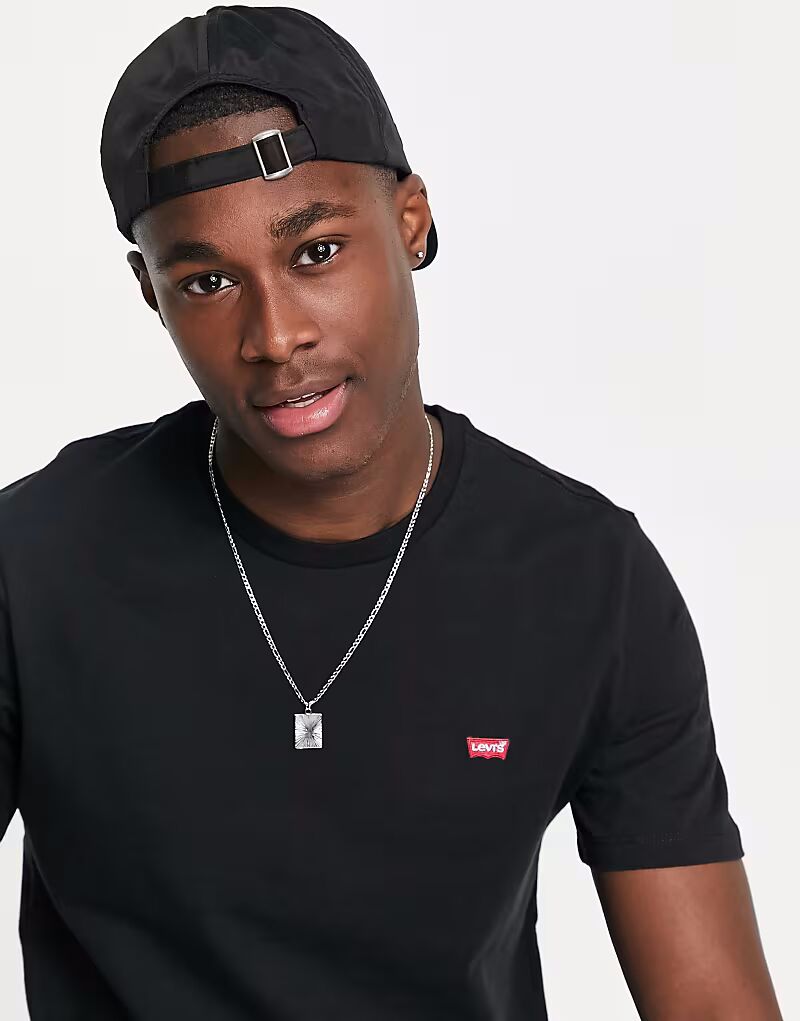 

Оригинальная футболка с крыльями летучей мыши в черном цвете Levi'S, Черный, Оригинальная футболка с крыльями летучей мыши в черном цвете Levi'S