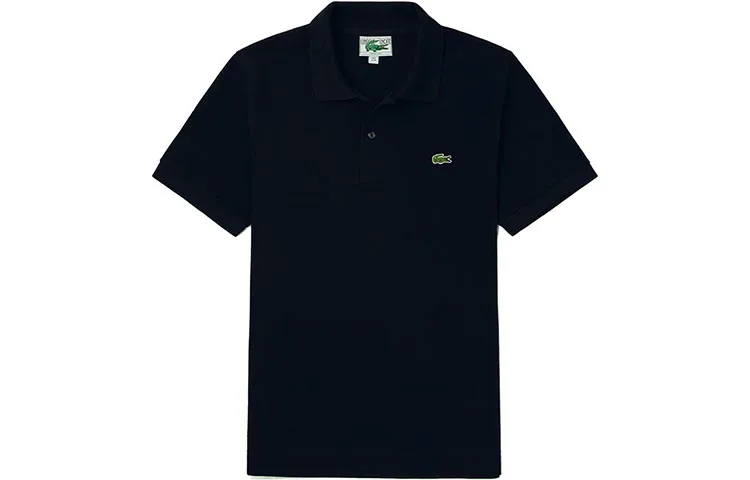 Футболка-поло Lacoste мужская, с воротником, темно-синий