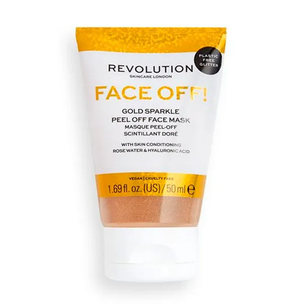 

Увлажняющая маска с блестками Mascarilla Face Off! Revolution Skincare, 1 UD