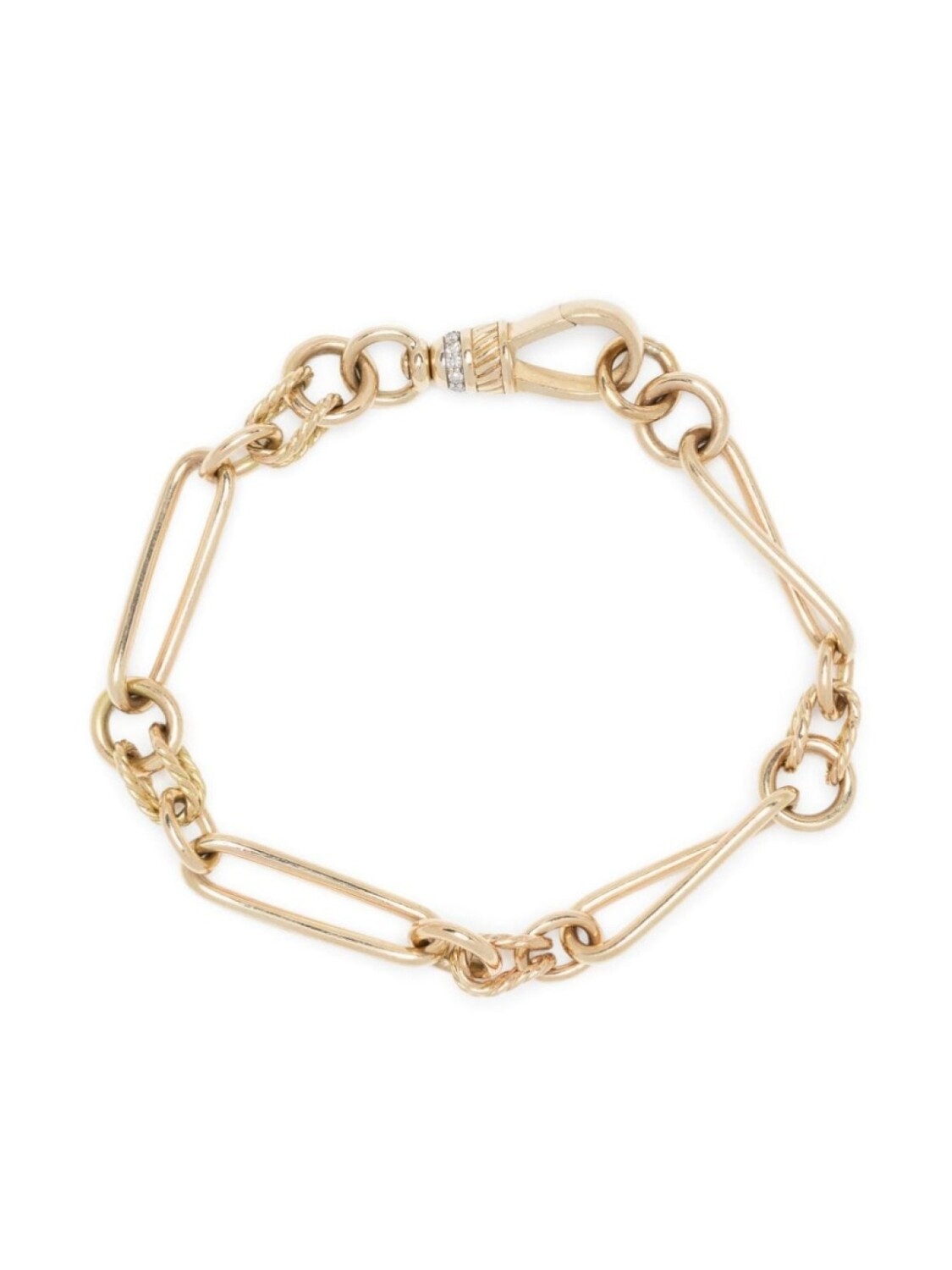 

Браслет Twisted из желтого золота Lucy Delius Jewellery, золотой