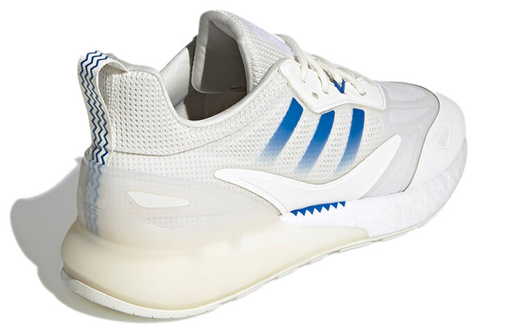 Кроссовки Adidas Originals ZX 2K BOOST 2.0 Lifestyle Unisex, светло-серый/синий — фото 4