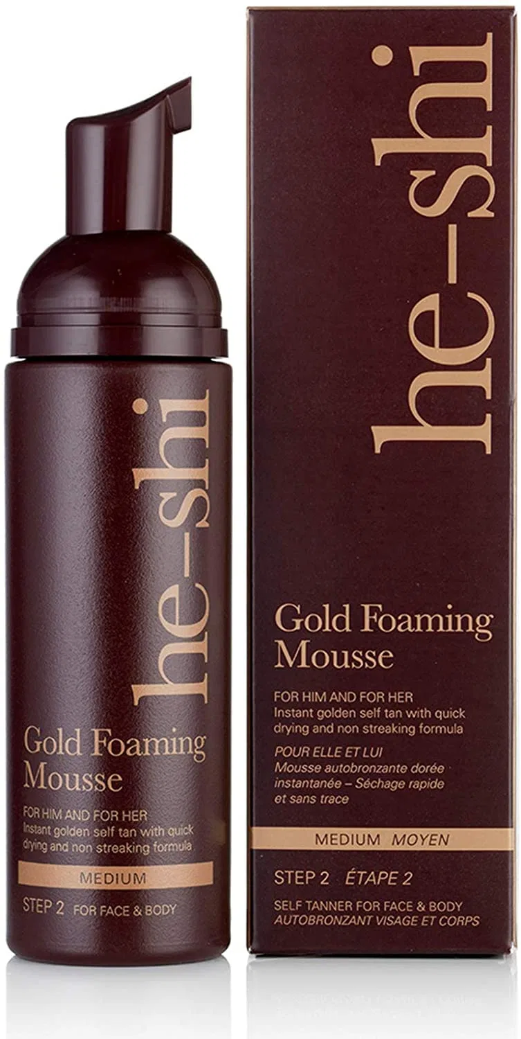 Мусс-автозагар «Gold Foaming Mousse Medium» от he-shi He-Shi, Gold Foaming Mousse