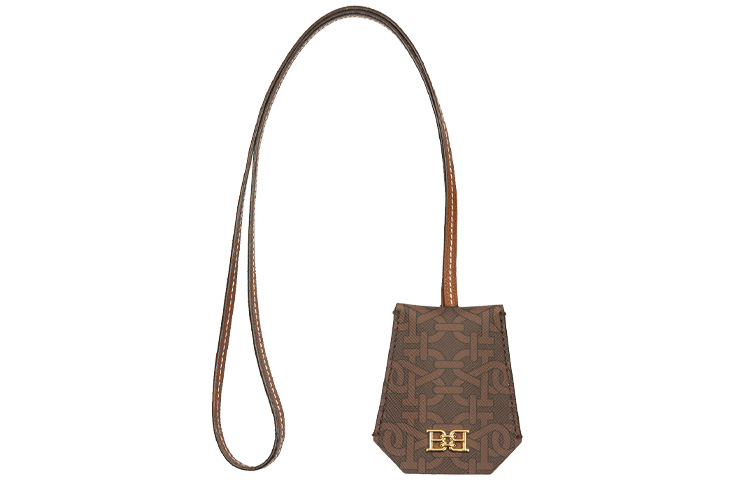 

BALLY Ключница из полиуретана унисекс коричневая