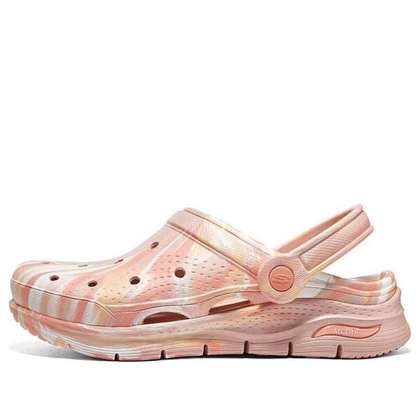 Сандалии foamies arch fit 'pink marble' Skechers, розовый