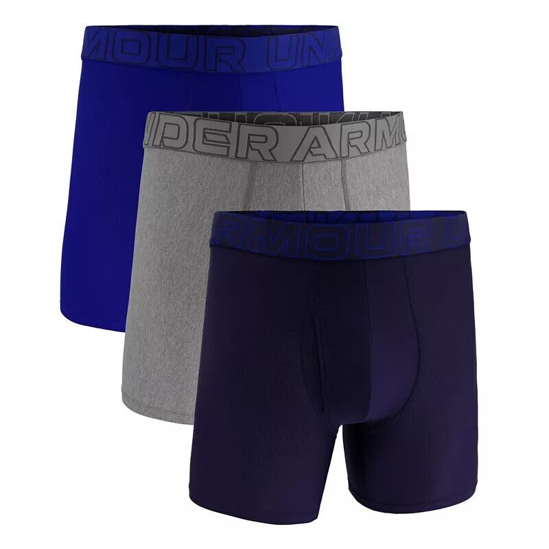 

Мужские боксеры Under Armour Performance Tech Mesh 6 дюймов — 3 шт., мультиколор