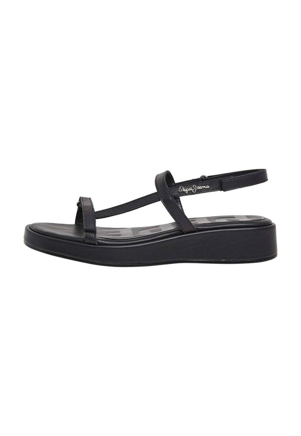 Босоножки на танкетке Platform sandals Pepe Jeans, черный
