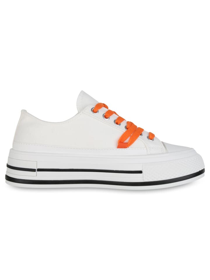 Низкие кроссовки VAN HILL Low Seraphine, цвет weiss orange — фото 3