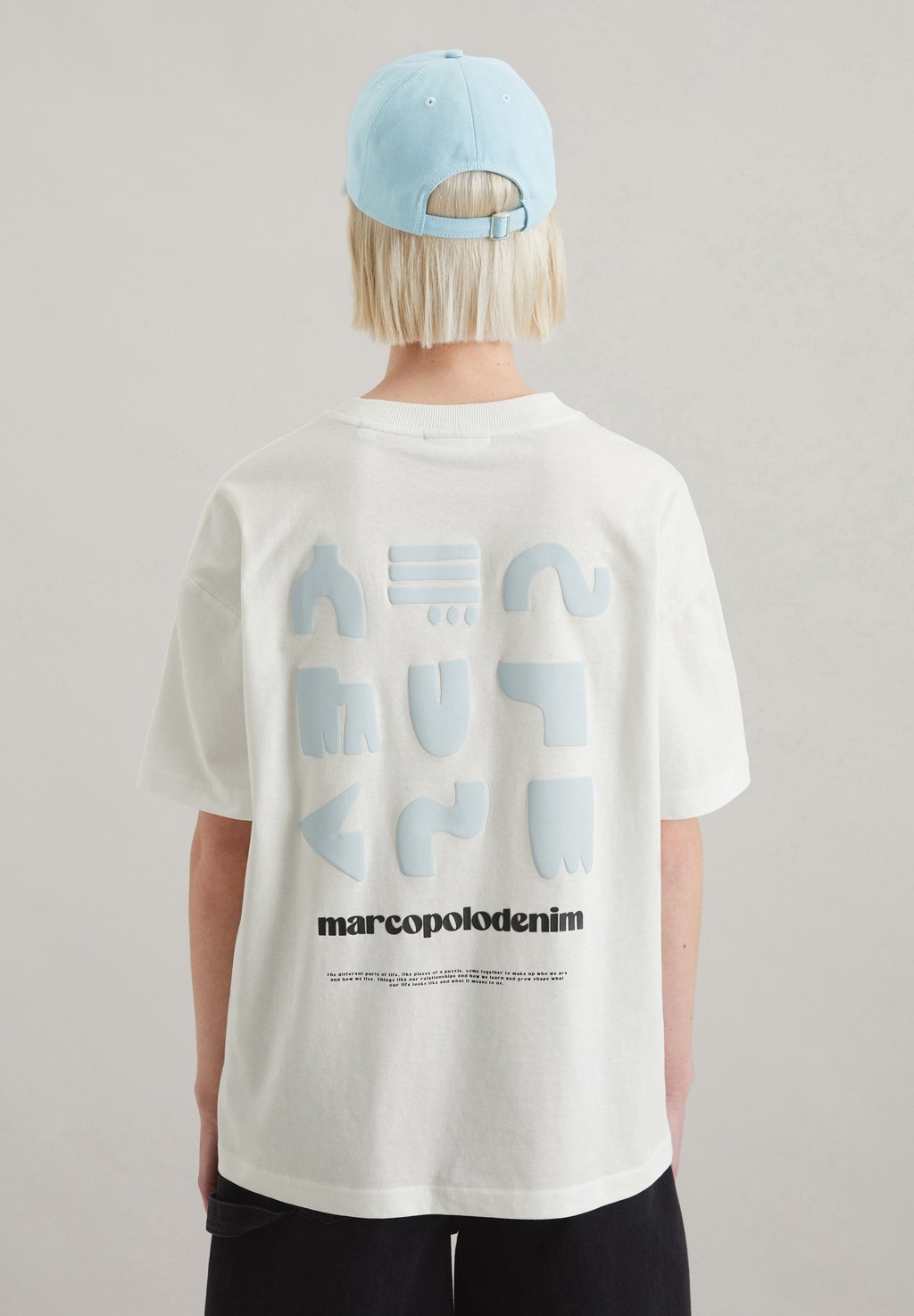 

Футболка с принтом RELAXED Marc O'Polo DENIM, белый