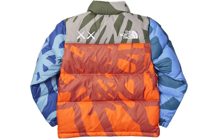 THE NORTH FACE Куртка KAWS Down 1996 Collection Camouflage Blue детская — фото 4