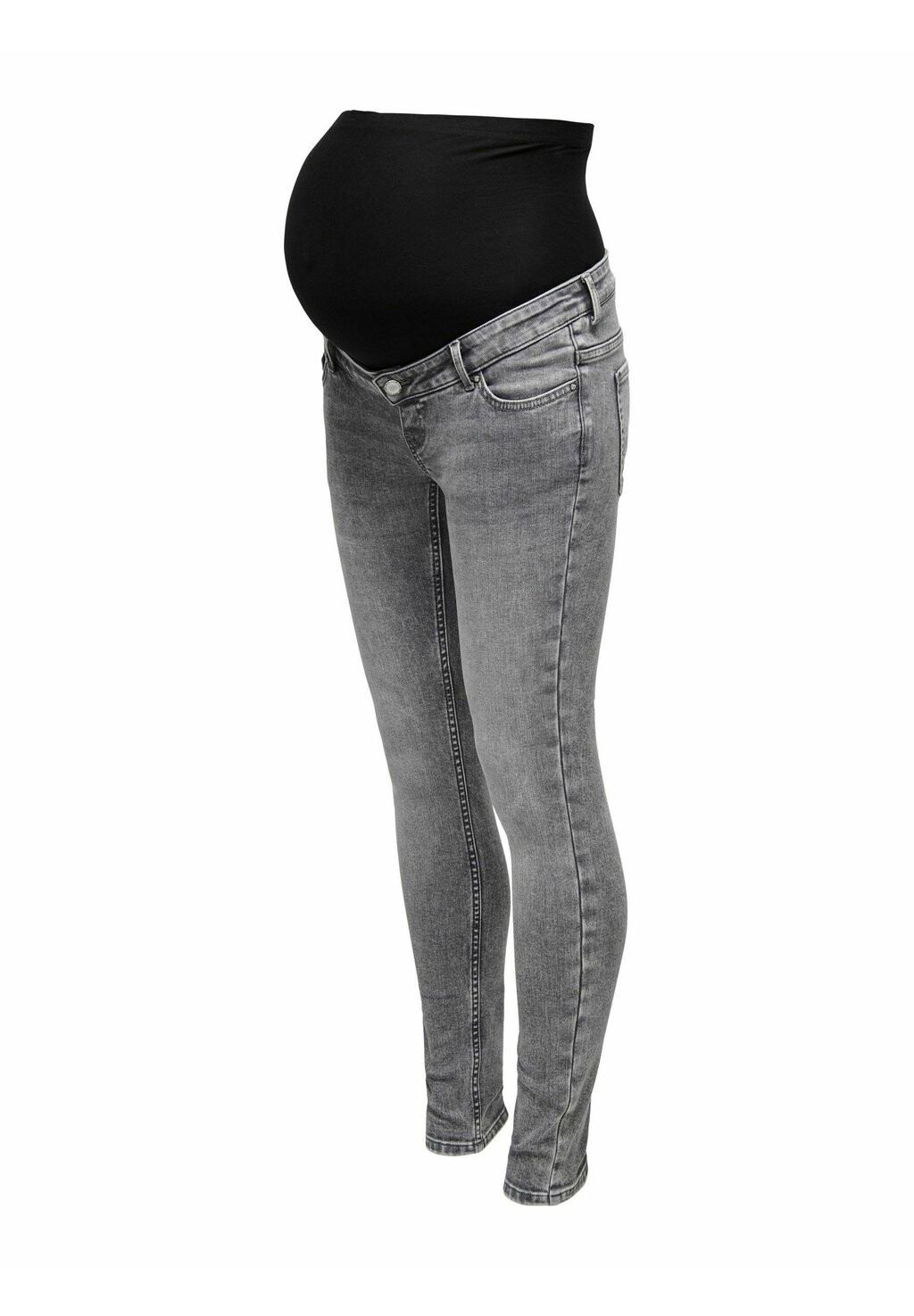 

Джинсы облегающие OLMBELLY ONLY MATERNITY, серый деним