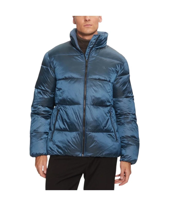 

Двухцветная стеганая куртка Calvin Klein Jeans, синий