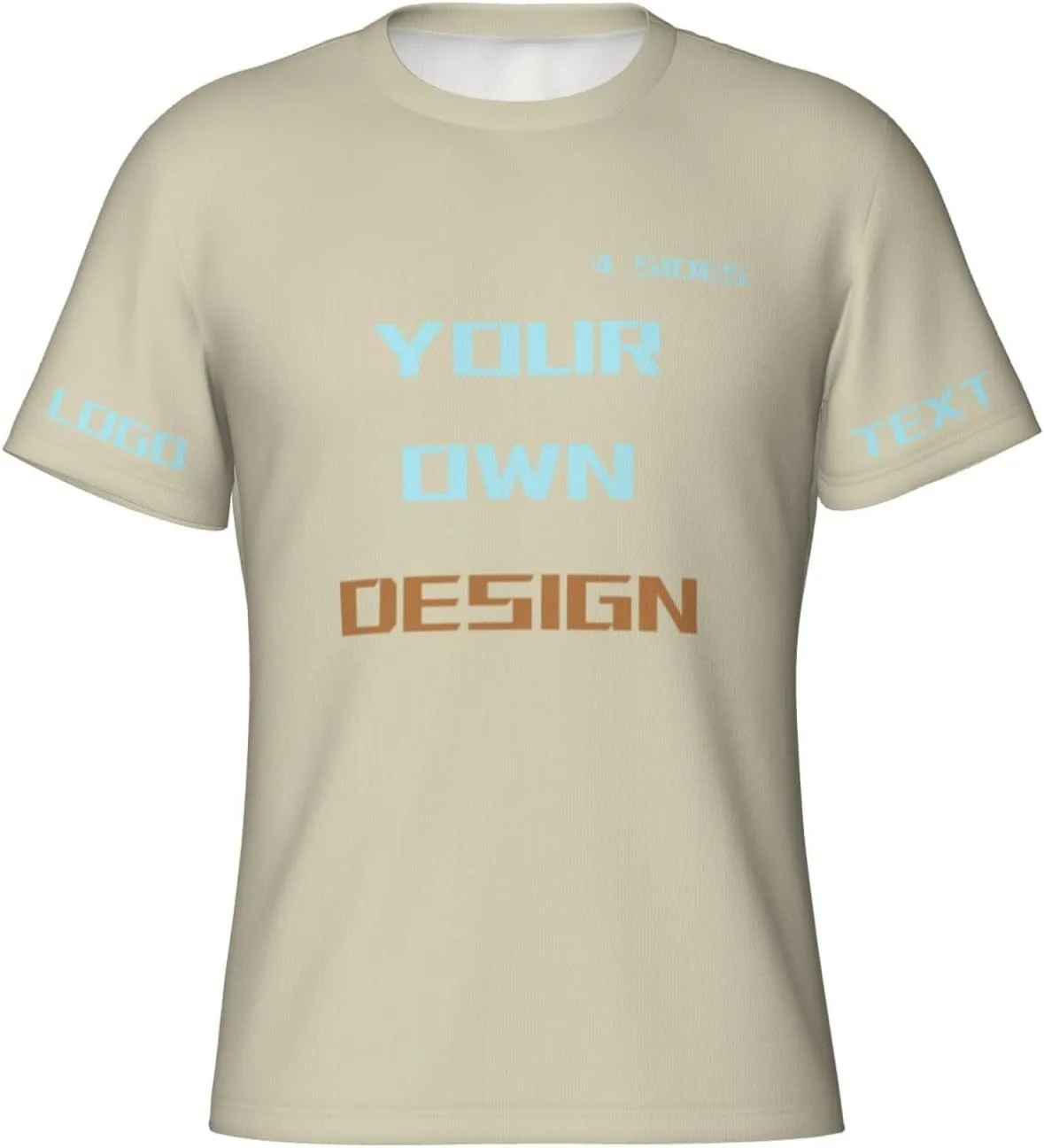 

Футболка Custom с принтом на 4 сторонах