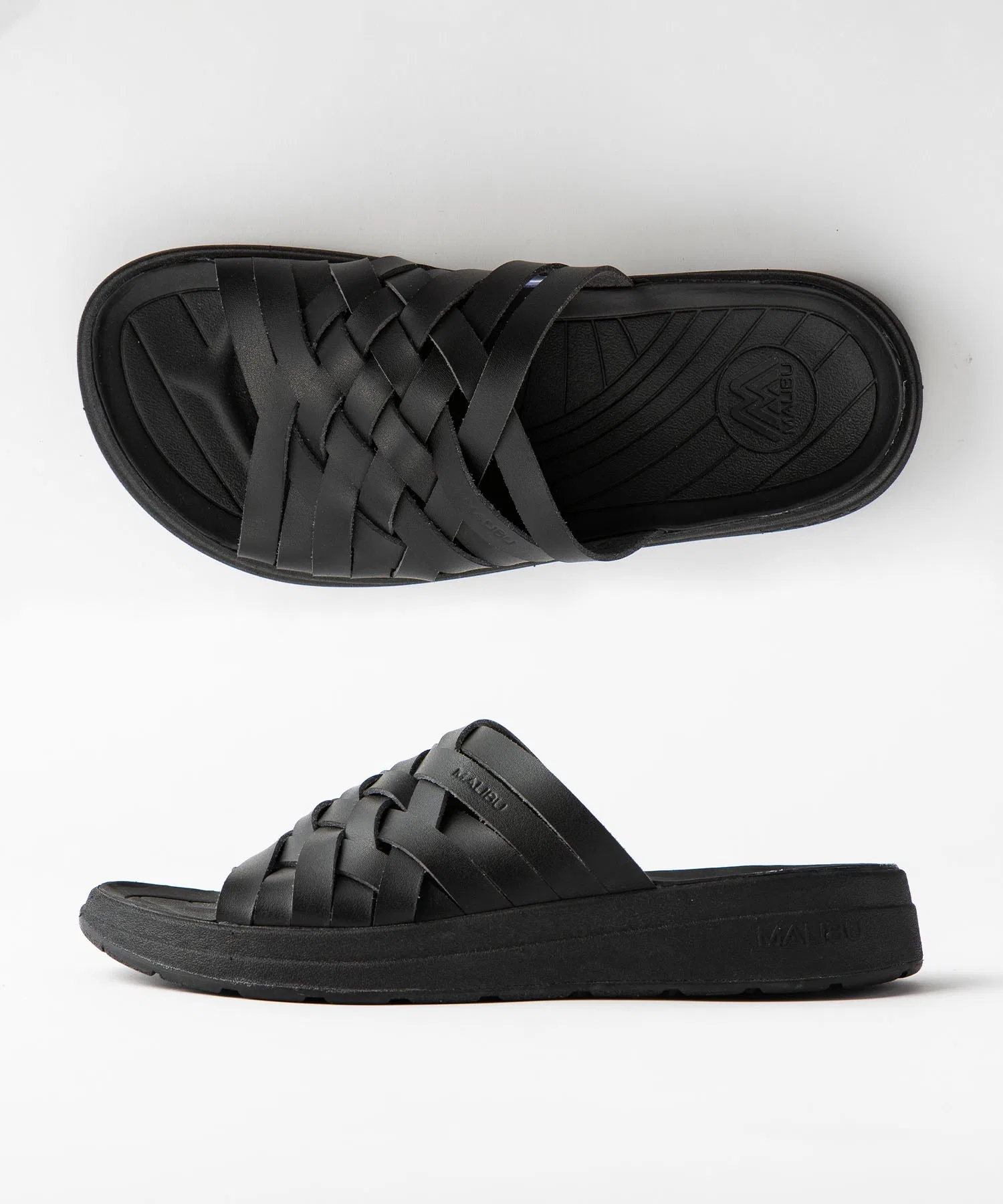 Унисекс сандалии из искусственной кожи Malibu Sandals ZUMA чёрные