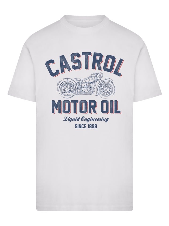 

Футболка Castrol Liquid Engineering белого цвета F4NT4STIC, Белый, Футболка Castrol Liquid Engineering белого цвета F4NT4STIC