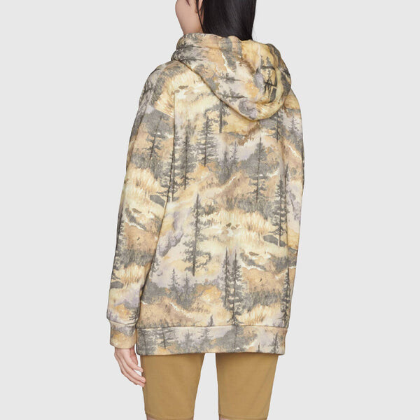 Толстовка Gucci x The North Face Hoodie 'Forest Print', цвет forest print — фото 3