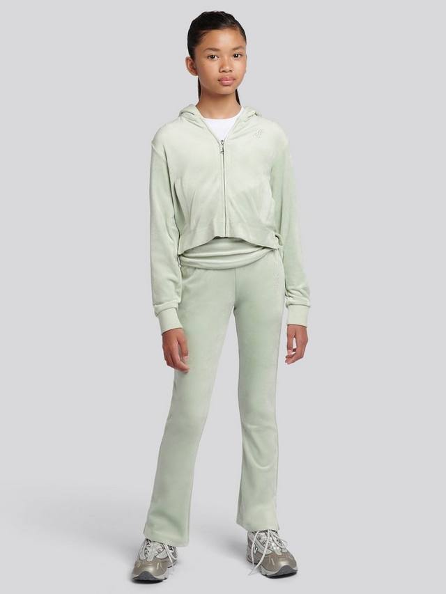 Детская худи с молнией Arch Juicy Couture, Frosty Green — фото 4