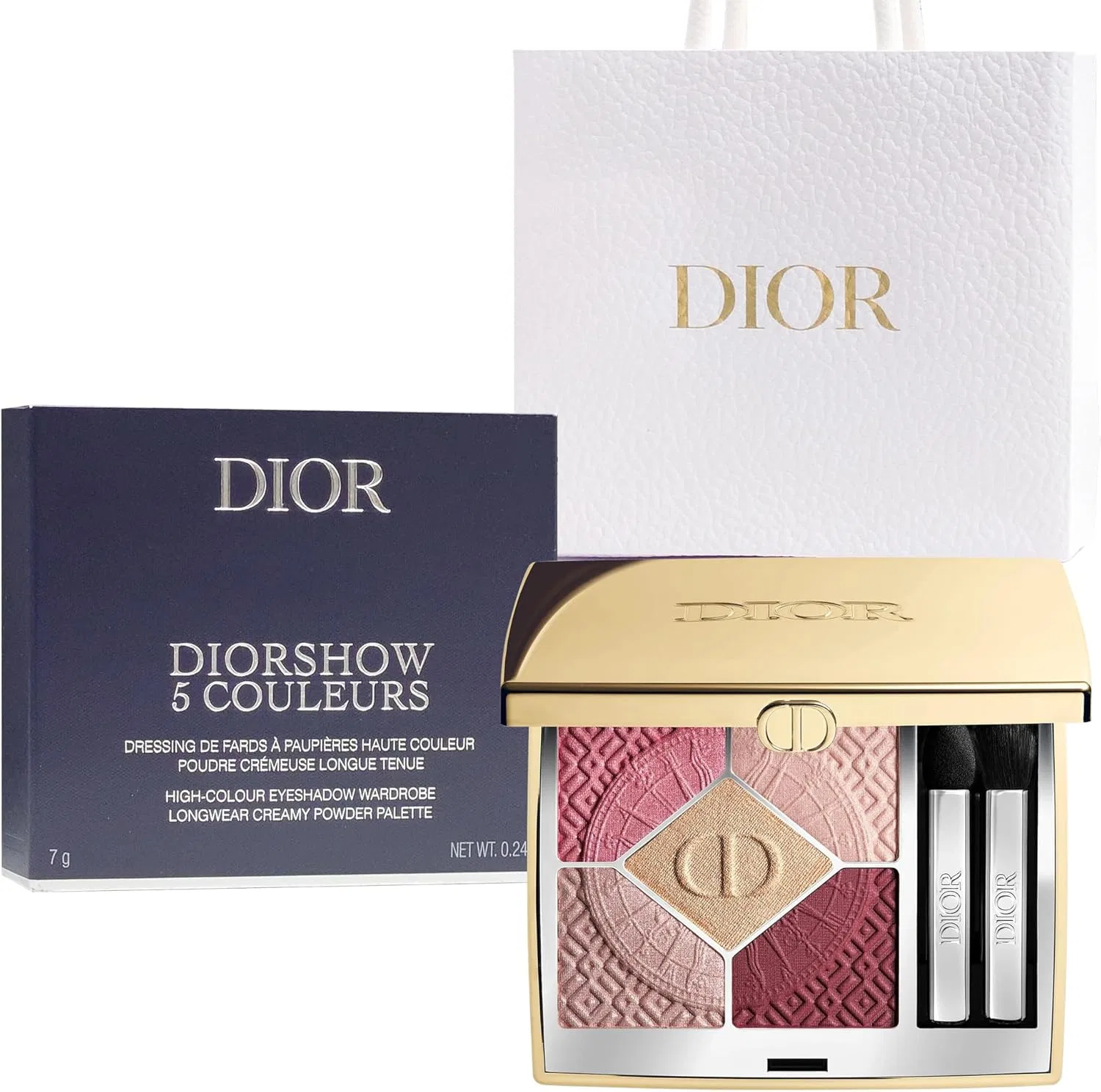 Палетка теней для век Dior Diorshow Cinq Couleurs 643 Golden Masquerade, 4 г