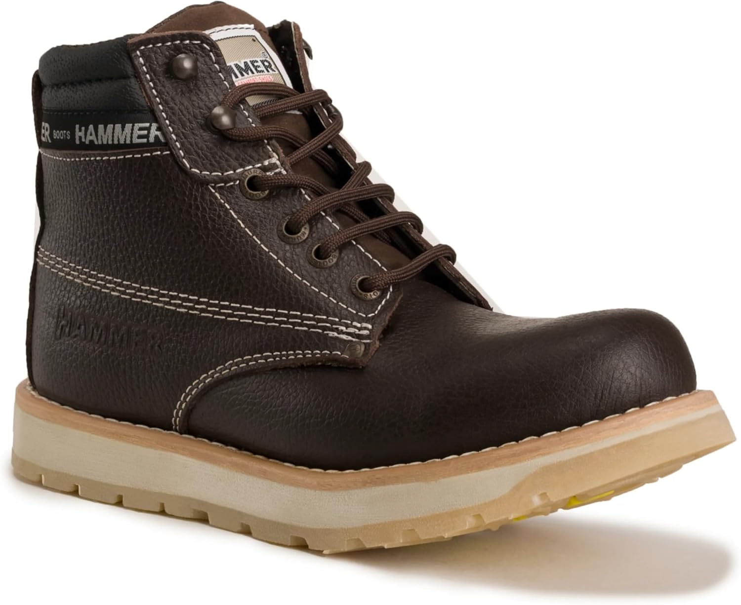 

Мужские ботинки Men’s Hammer MU1131 из натуральной кожи - цвет винный, размер 6. Стельки Hammer Pro, устойчивы к маслу и воде, с утеплением, против усталости, легкие Generic, initial