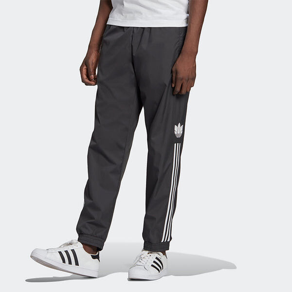 Спортивные штаны adidas originals Adicolor 3d Classic Bundle Feet Sports Running Long Pants Black, черный — фото 2