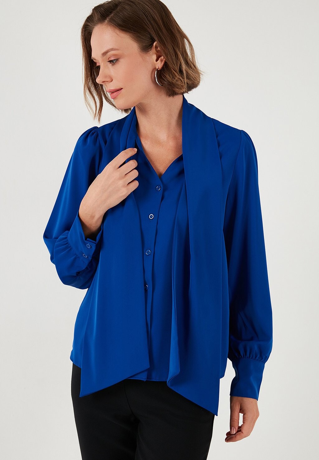 

Блузка на пуговицах REGULAR FIT LELA, синий