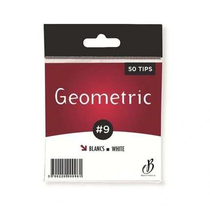 

Bna Geometric White Tips N09 X50 Beautynails