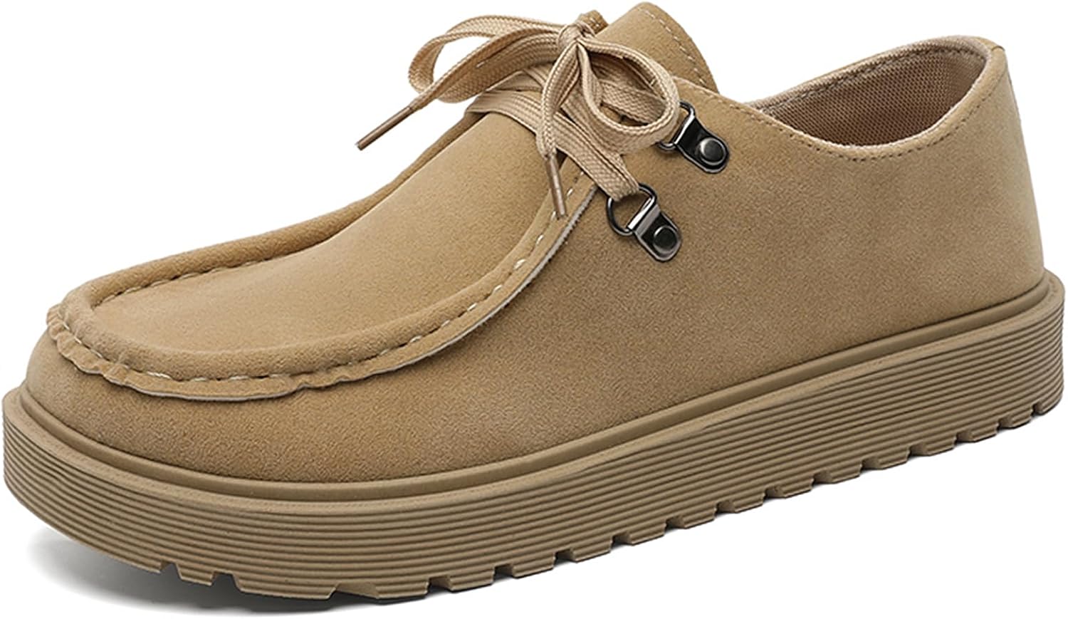 

Мужские слипоны-лоферы с широкой носочной частью, удобные и легкие повседневные прогулочные туфли с поддержкой свода, нескользящие мокасины-лодочки Qijozxn, коричневый