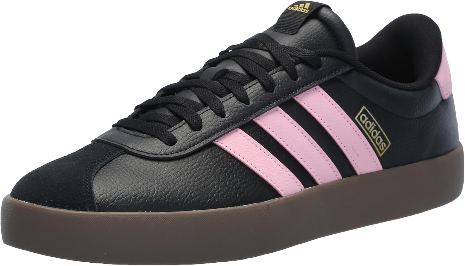 Мужские кроссовки для скейтбординга adidas Vl Court 3.0, черный/розовый/золотой