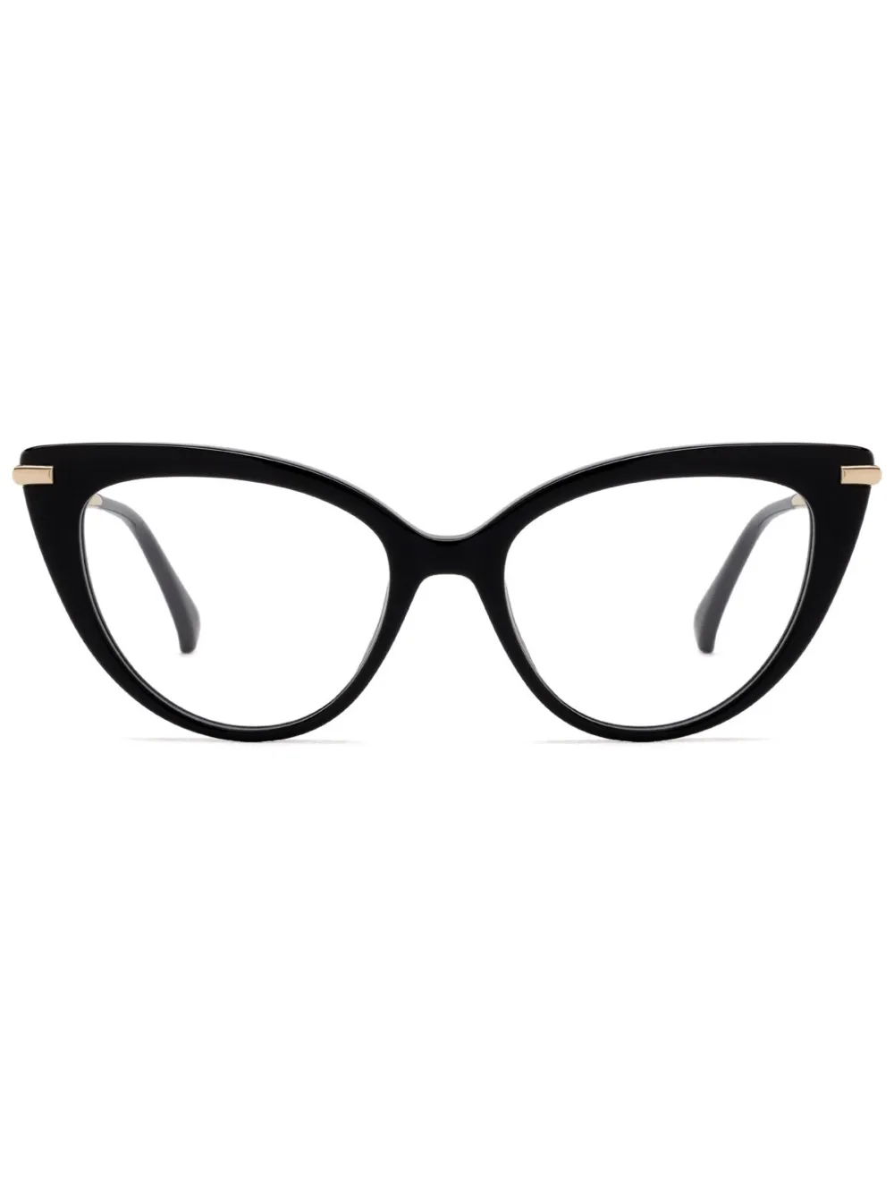 

Очки в оправе 'кошачий глаз' Max Mara, черный