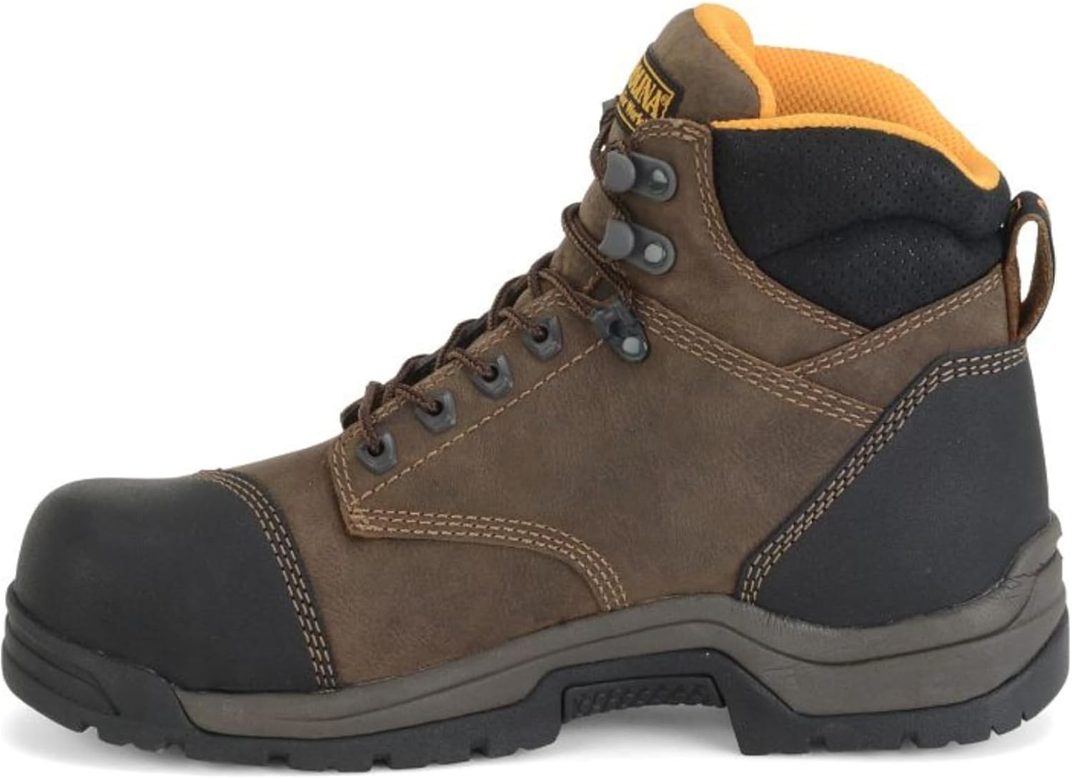 Мужские ботинки Carolina Bruno Lo Carbon Comp Toe Waterproof - прочная кожа, противоскользящие, с защитным носком, темно-коричневый — фото 2
