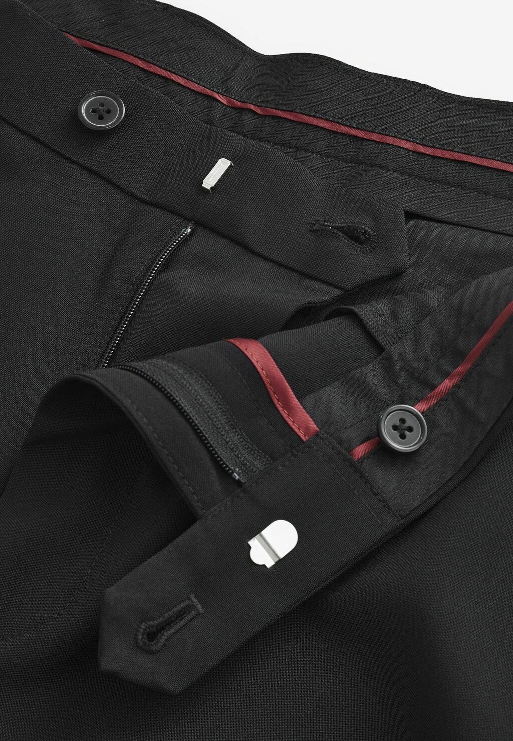 

Брюки REGULAR FIT PLAIN FRONT Next, черный