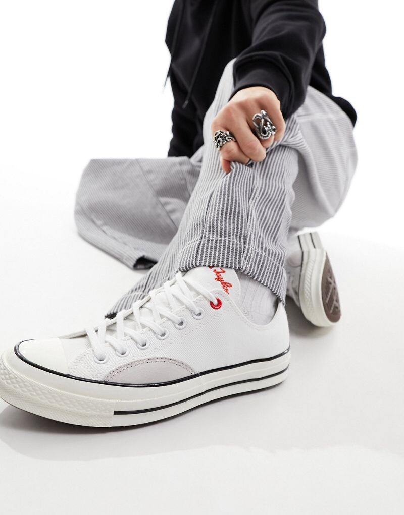 

Белые кроссовки Converse Chuck 70 Ox, Белый, Белые кроссовки Converse Chuck 70 Ox