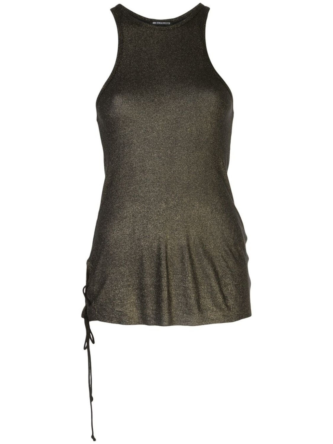 

Ann Demeulemeester трикотажный спортивный топ, золотой