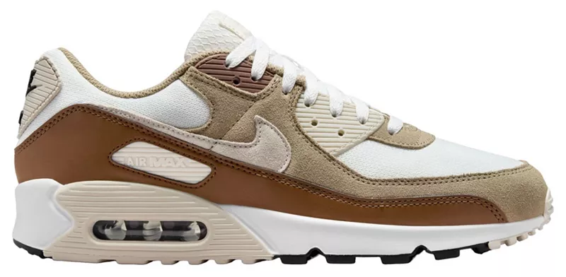 

Мужские кроссовки Nike Air Max 90, цвет White/Khaki/Brown/Cacao