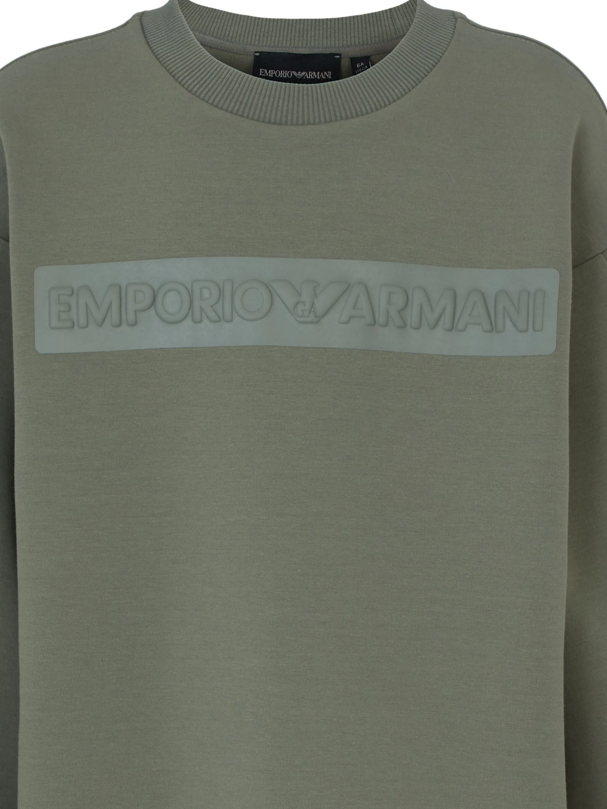 

Толстовка с логотипом Emporio Armani Kids, зеленый