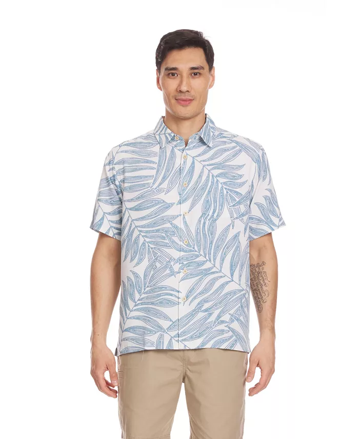 

Quiksilver Мужская рубашка Palu Bay Woven Quiksilver Waterman, синий