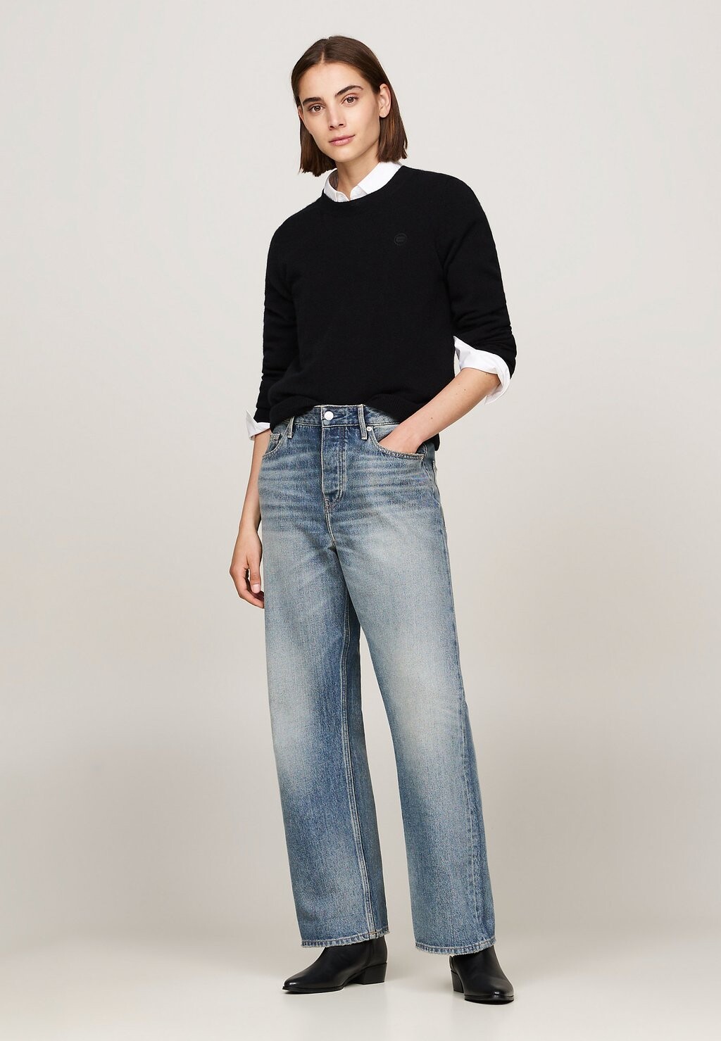 

Джемпер SWEATER Tommy Hilfiger, черный