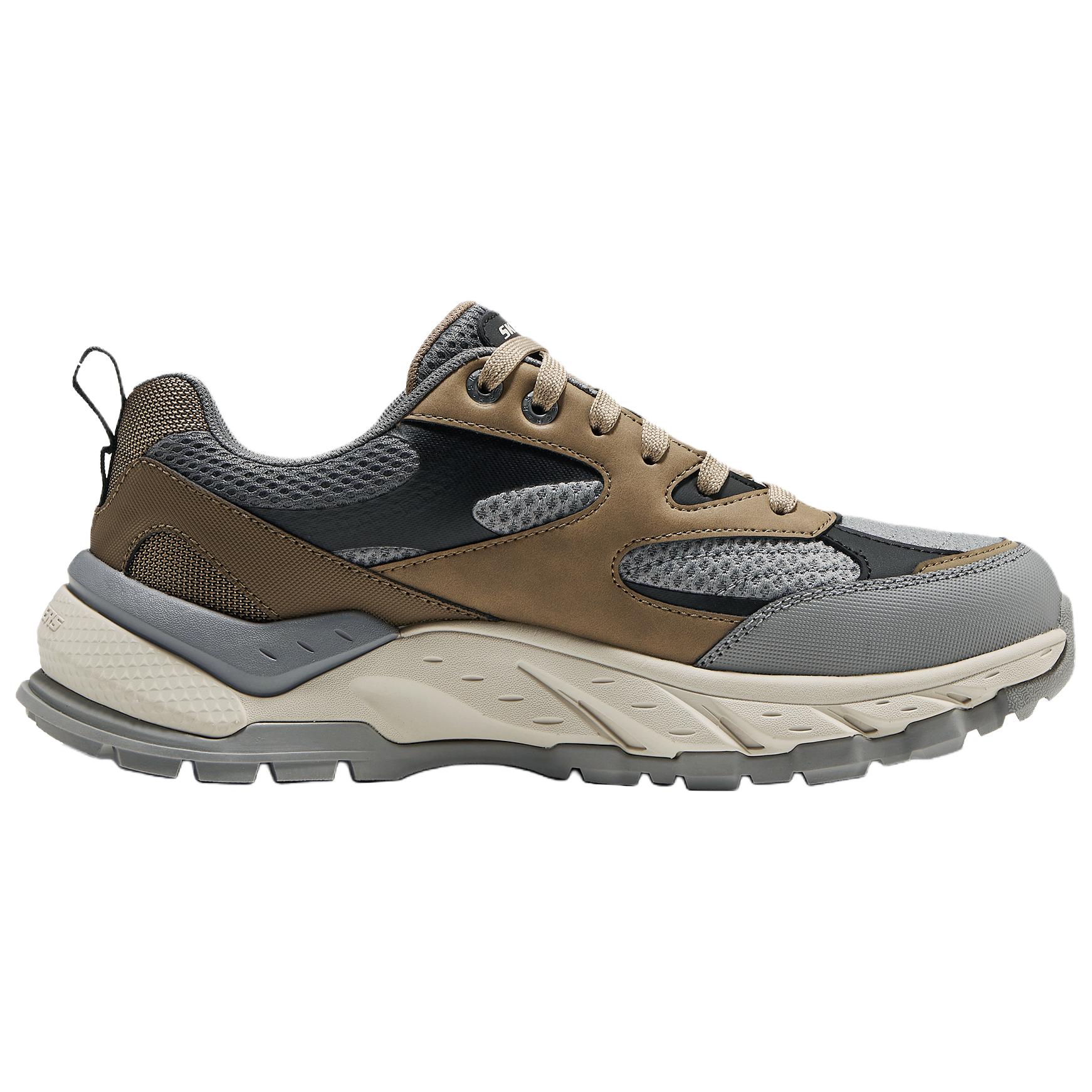 Кроссовки STREET WEAR Breathable And Lightweight Casual Shoes Men's Gray Skechers, серый — фото 3