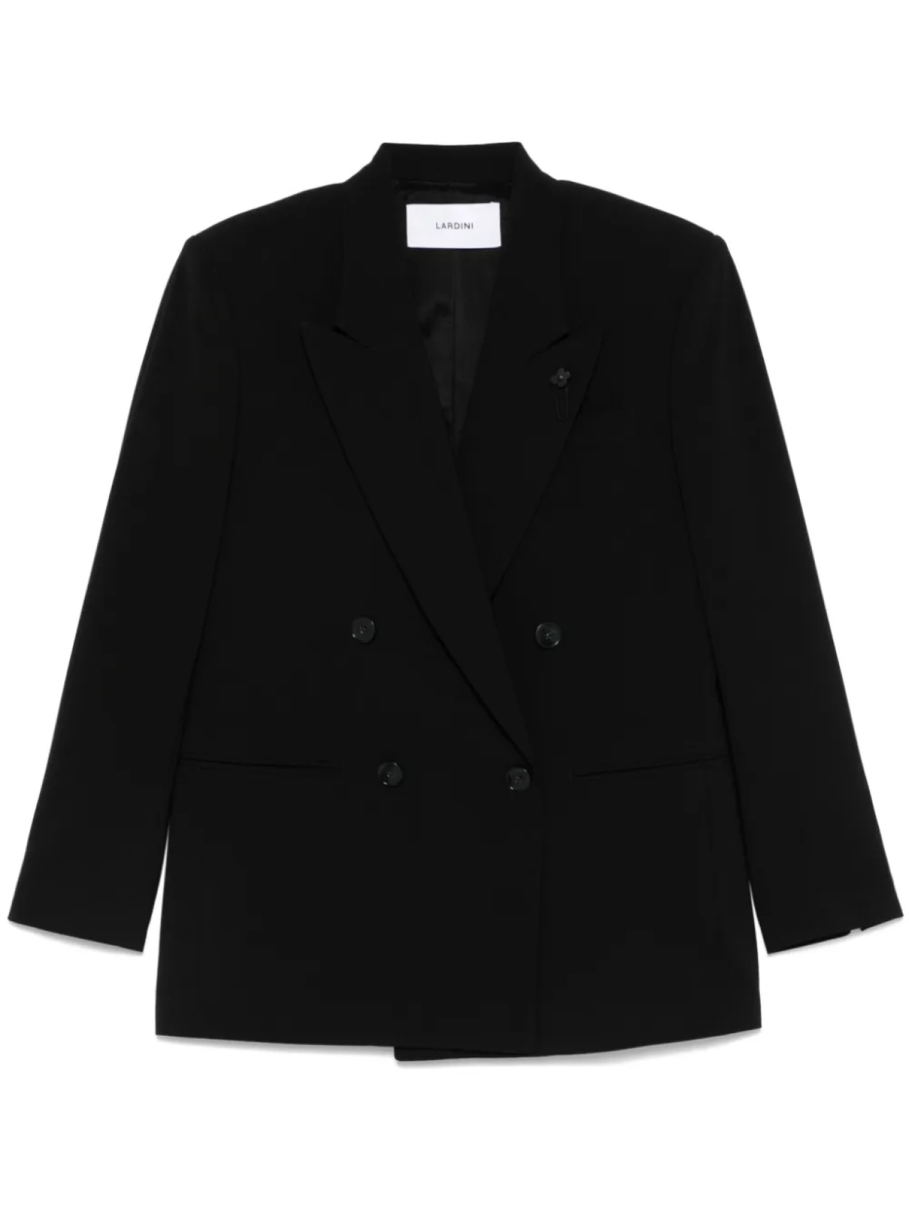 

Блейзер с брошью Lardini, черный