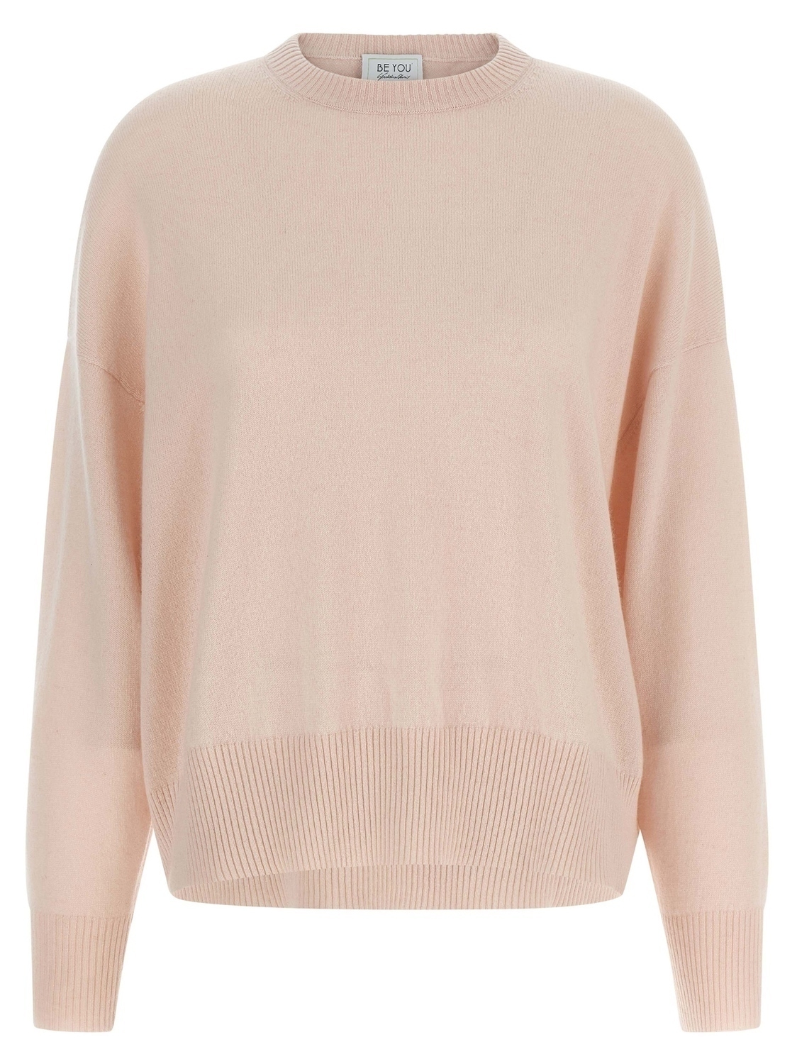 

Свитер с круглым вырезом be you, розовый