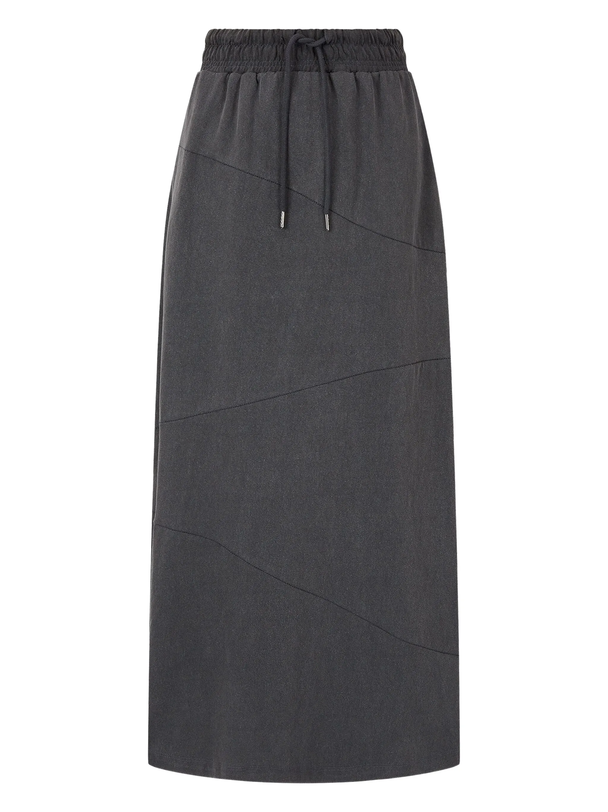 

Юбка миди Waveline с кулиской Tomboy, серый