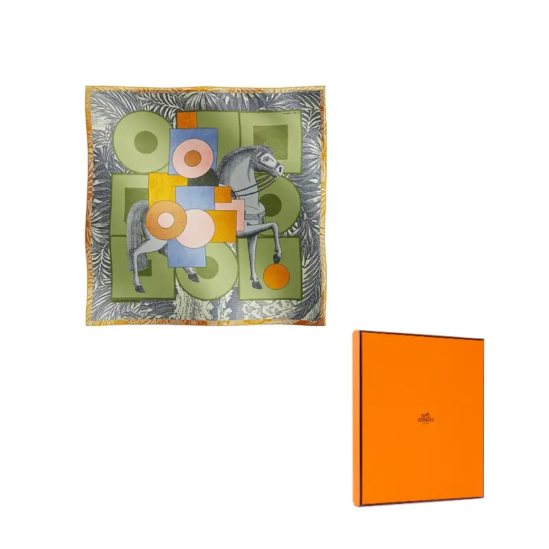 

HERMES Шёлковый шарф Multicolor, Multicolor