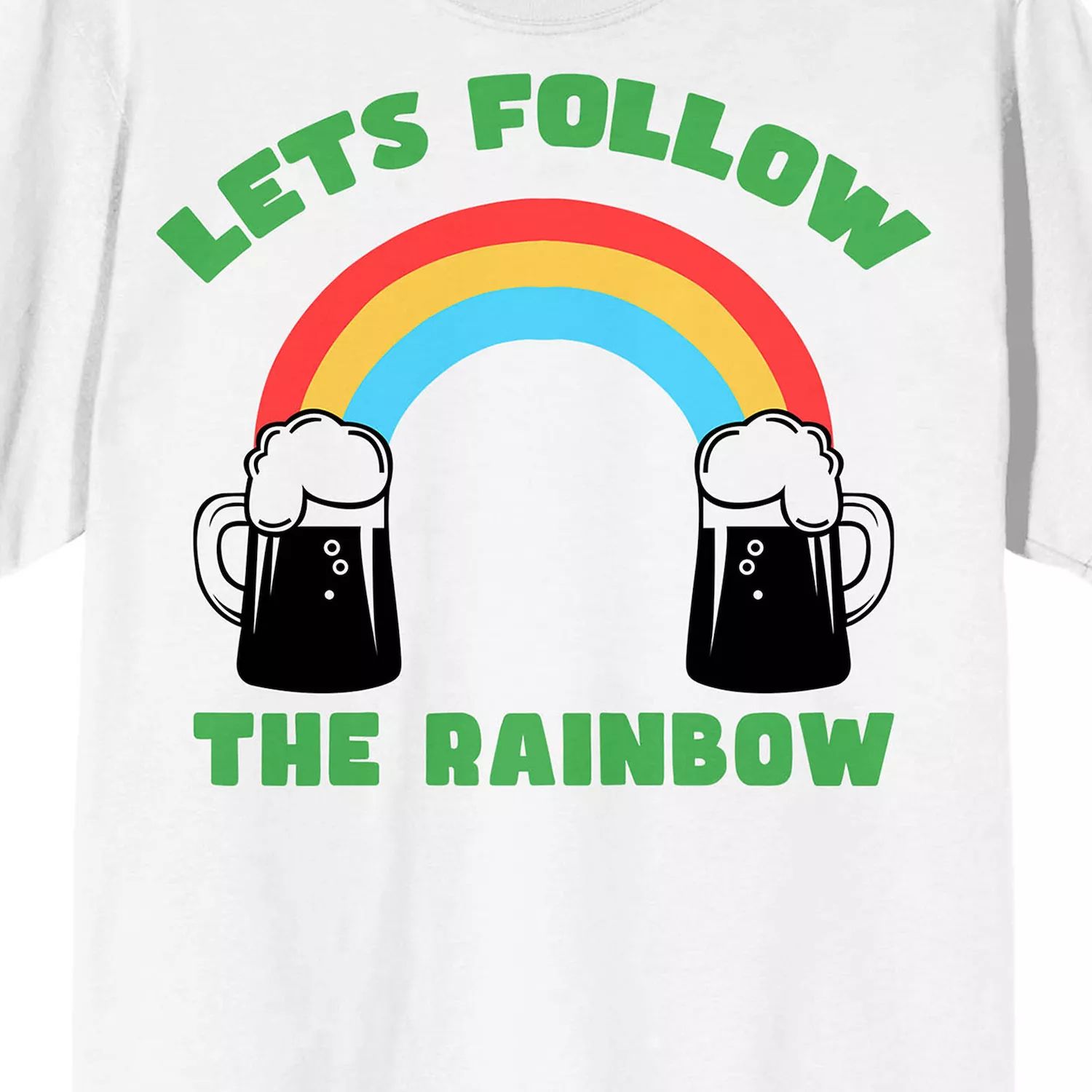 

Мужская футболка St. Pats Let's Follow the Rainbow Licensed Character