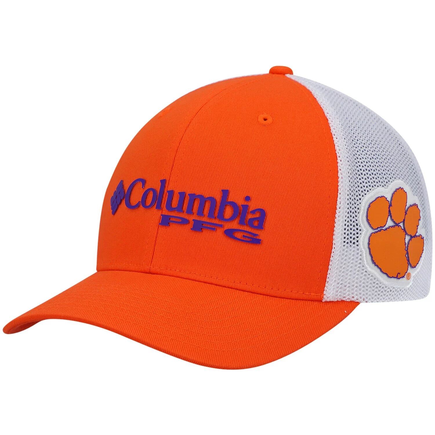

Мужская регулируемая кепка Columbia Orange Clemson Tigers PFG Snapback