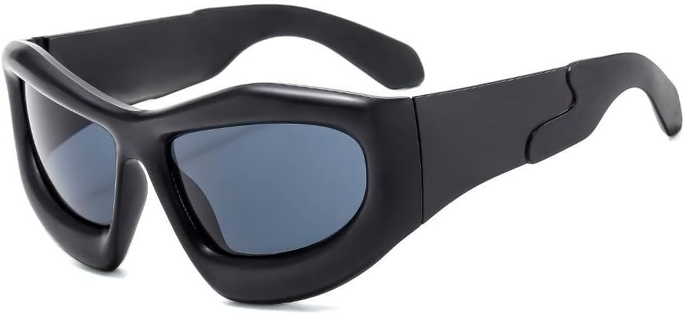 

MUTYNE Модные синие зеркальные солнцезащитные очки для женщин, винтажные большие очки «кошачий глаз», мужские очки в стиле хип-хоп панк, женские солнцезащитные очки, Black Gray