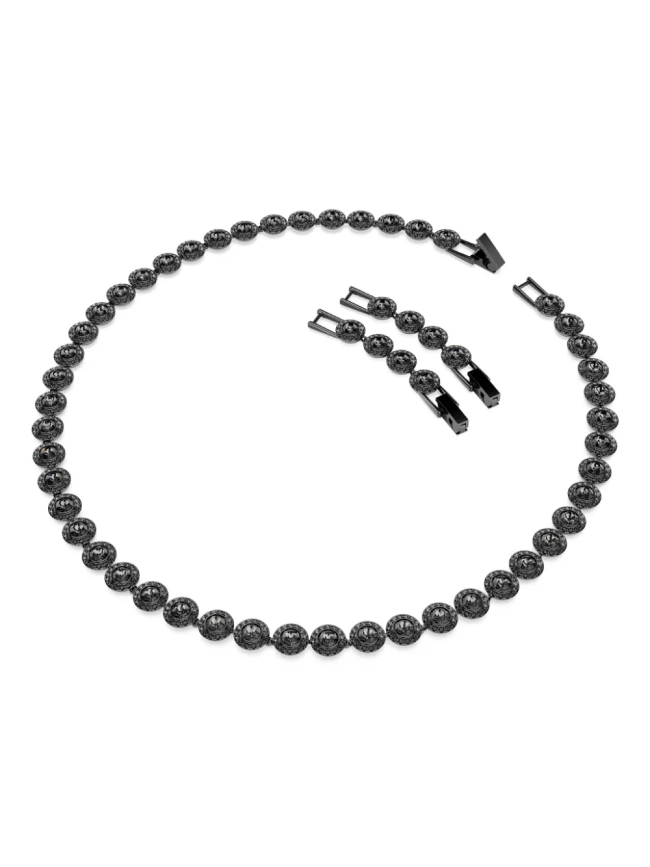 

Теннисное ожерелье Swarovski, черный