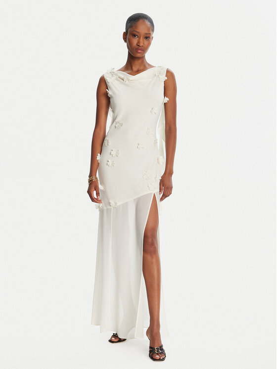 

Вечернее платье облегающего кроя 113904857 Rotate, экрю